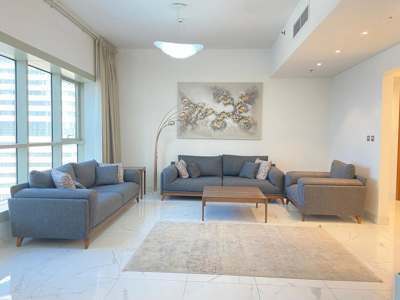 SEA VIEW FURNISHED 3+1BR APT W/BALCONY+BILLS