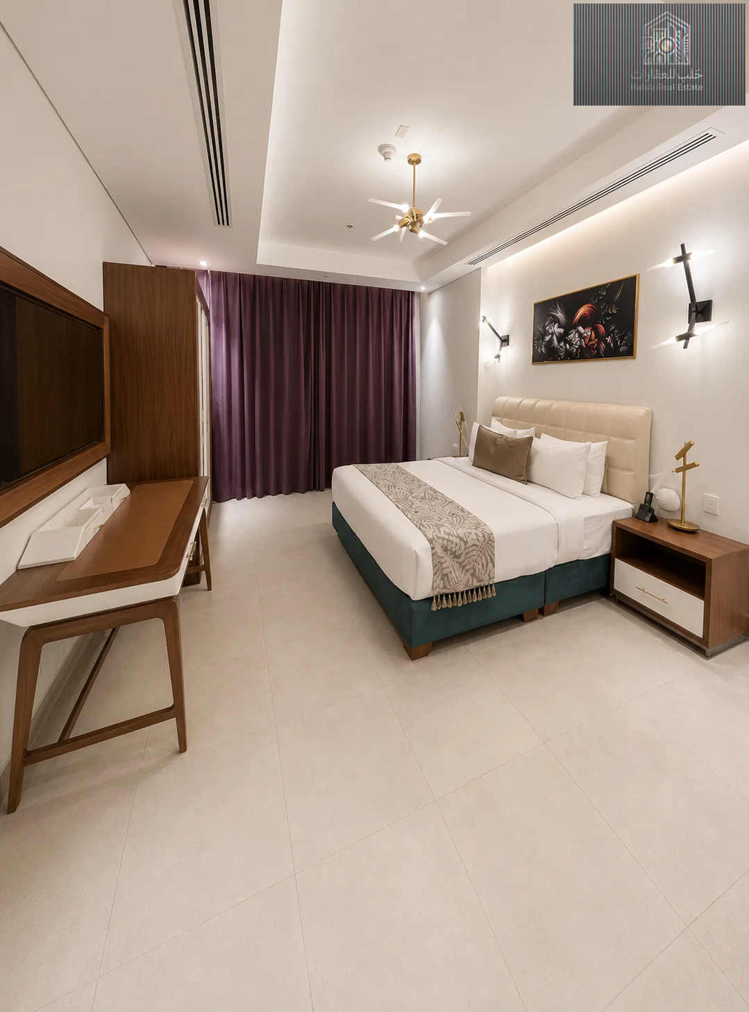 Luxury 2-bedroom plus maid fully furnished apartment with beach access and bills included in Al Kharaej 1, Lusail