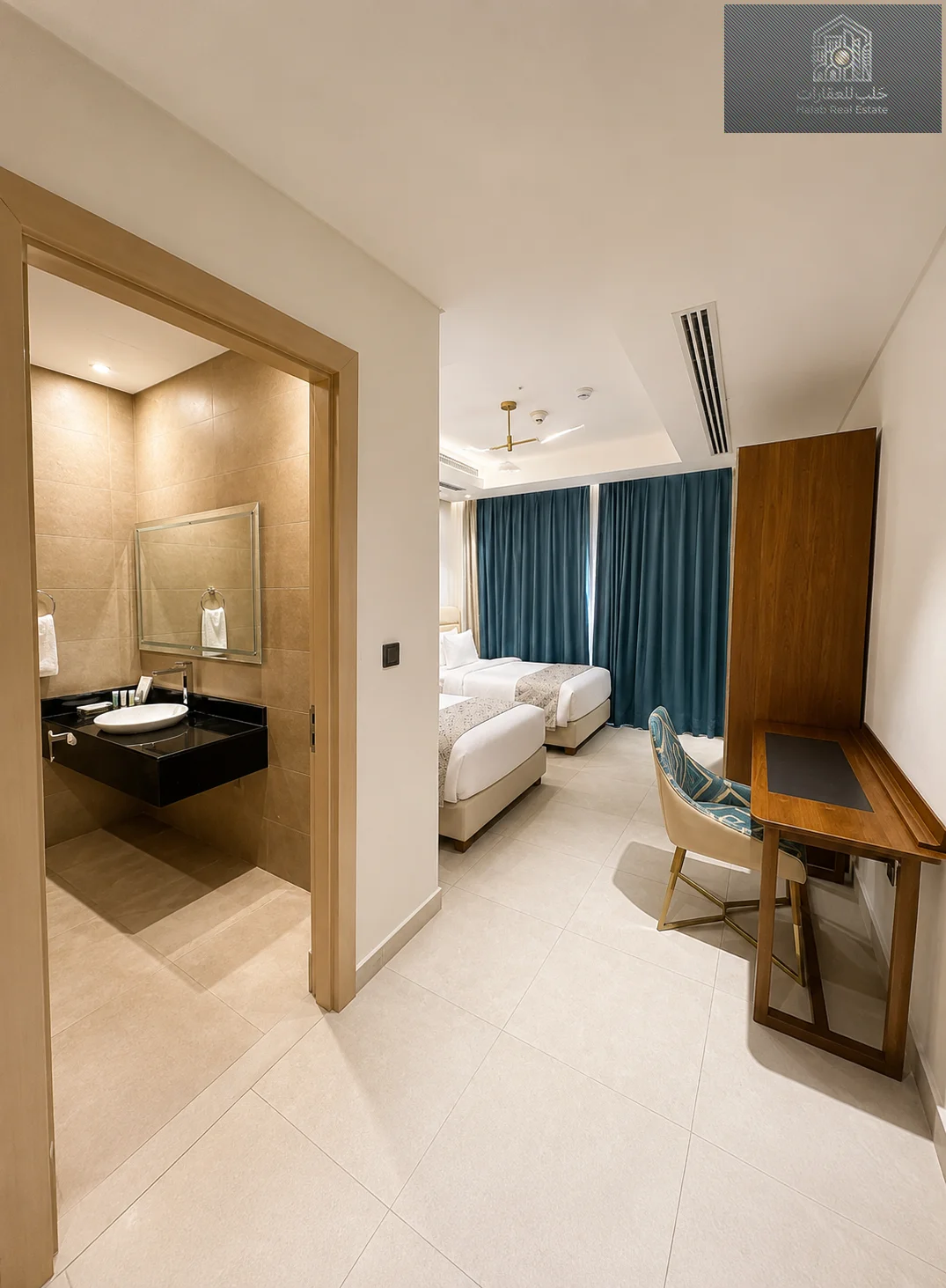Luxury 2-bedroom plus maid fully furnished apartment with beach access and bills included in Al Kharaej 1, Lusail