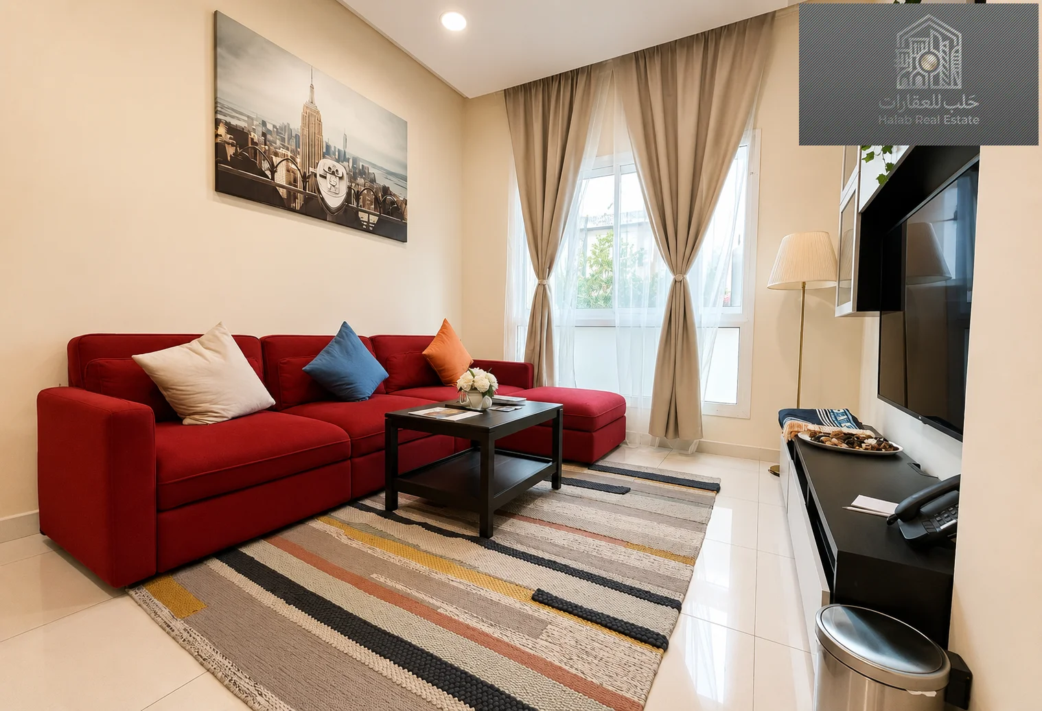 1-Bedroom Apartment in Ibn Omran | Furnished + Balcony Included - view 1
