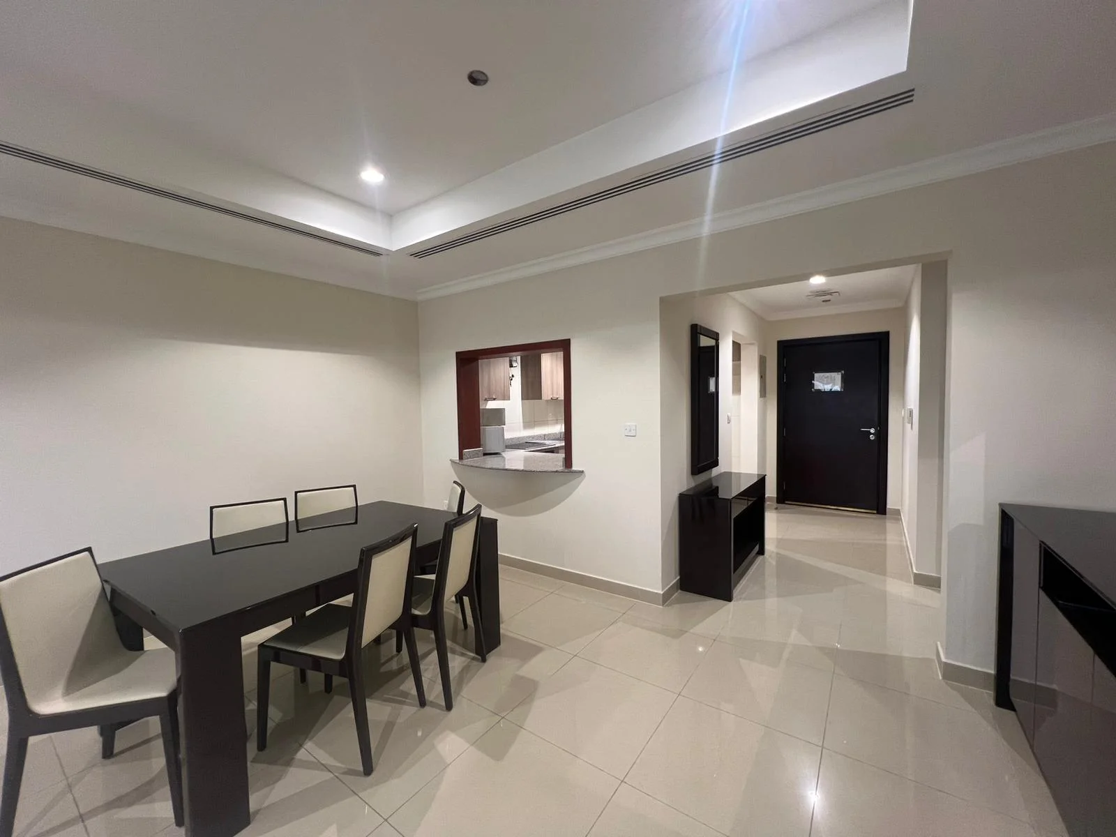 1BR + Office Room Apartment in The Pearl | Pool View | Fully Furnished