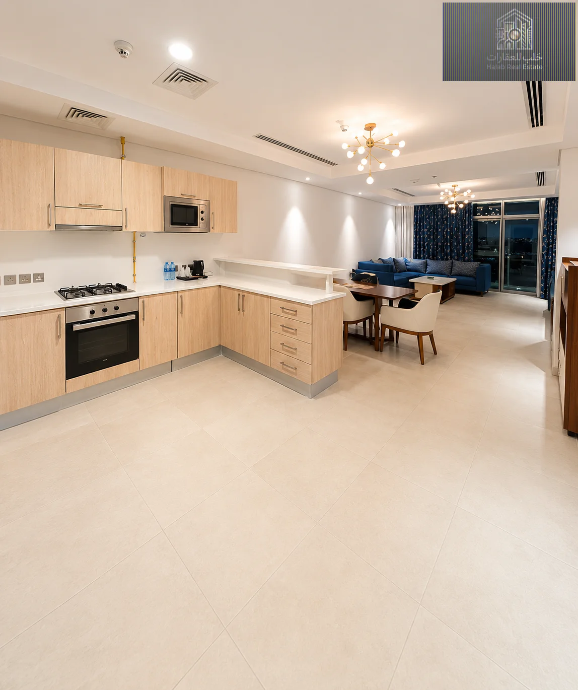 Luxury 2-bedroom plus maid fully furnished apartment with beach access and bills included in Al Kharaej 1, Lusail