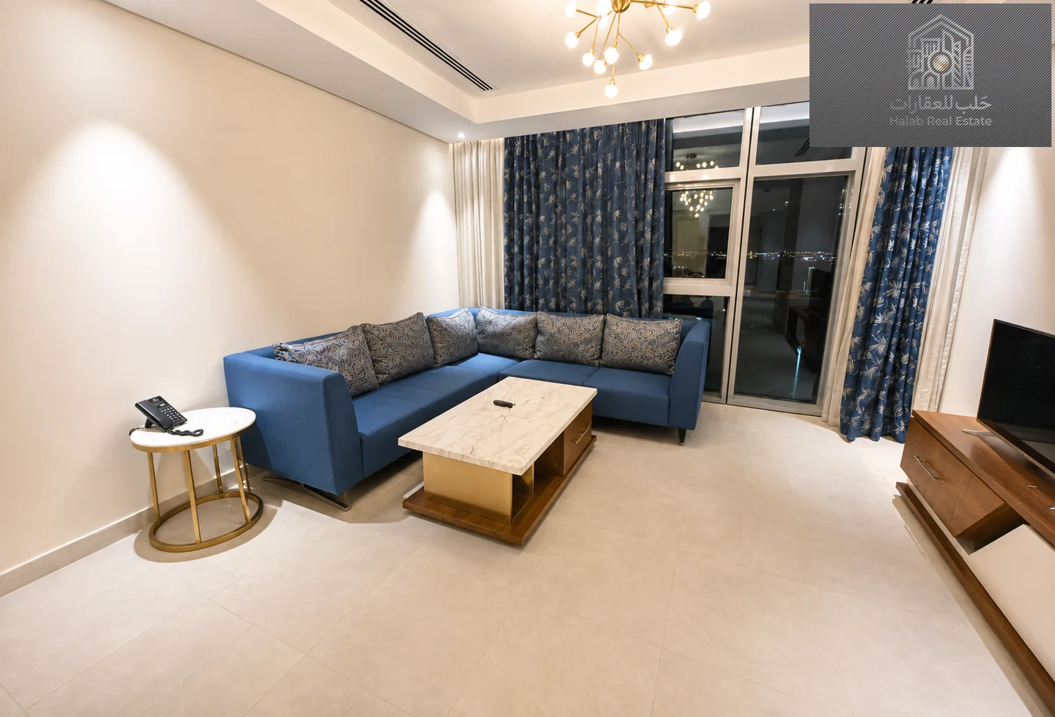 Sea view 1 bedroom apartment with office and maid room in Al Kharaej 1, Lusail Waterfront