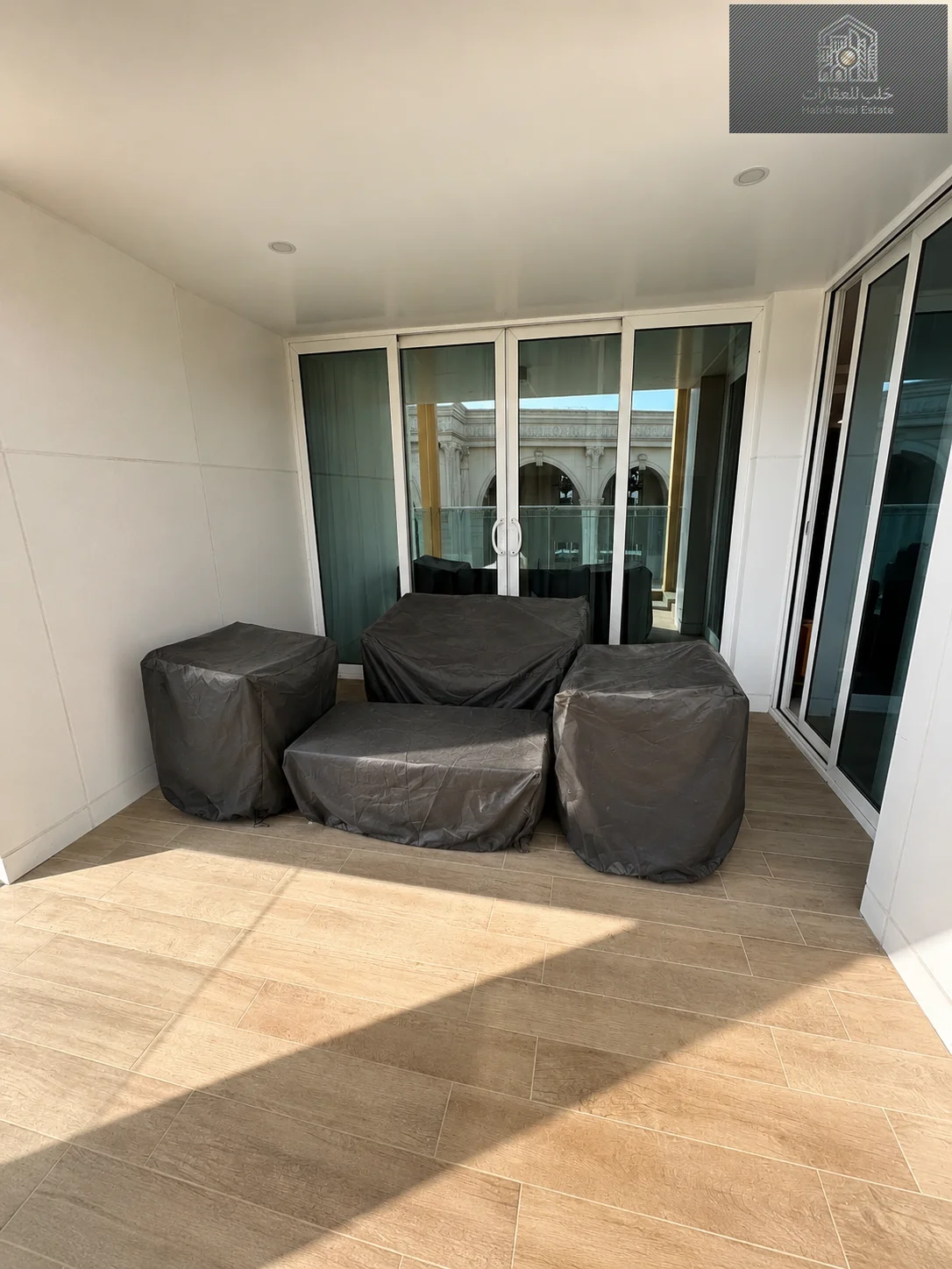 Luxury 1-bedroom apartment with maid room and sea & city views in Lusail Residence, Marina District