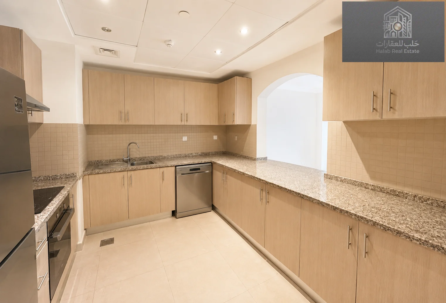 Spacious 1 Bedroom Apartment with Office and Maid Room in East Porto Drive, The Pearl