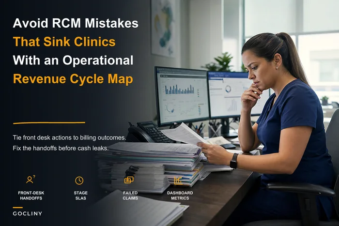 Avoid the RCM mistakes that sink clinics: an operational revenue-cycle framework with owner roles and remediation playbooks