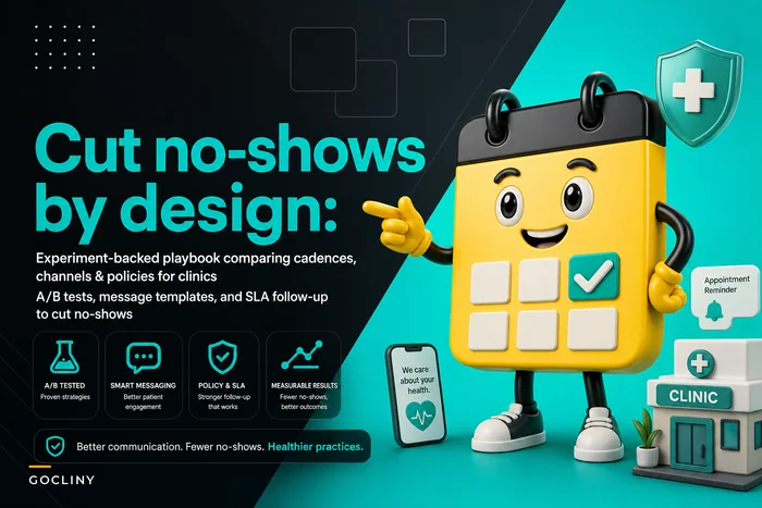 Cut no-shows by design: an experiment-backed playbook for cadence, channels and cancellation policies