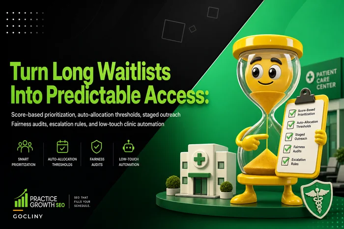 Turn long waitlists into predictable access: prioritization rules, auto-allocation thresholds and fairness audits