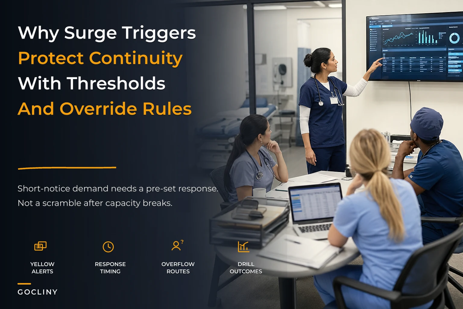 Why surge triggers matter: a continuity playbook for cross-coverage, contingency scheduling and rapid redeployment