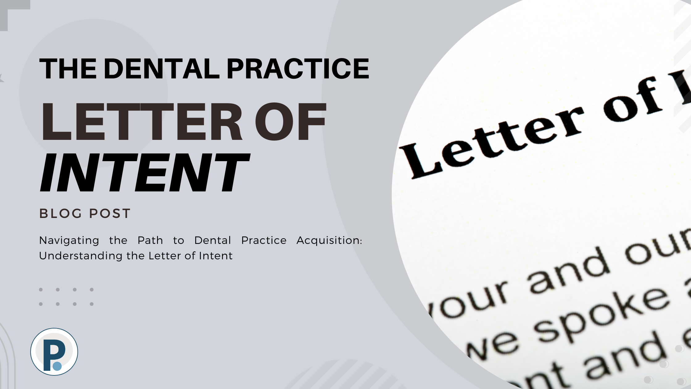 Dental Letter of Intent