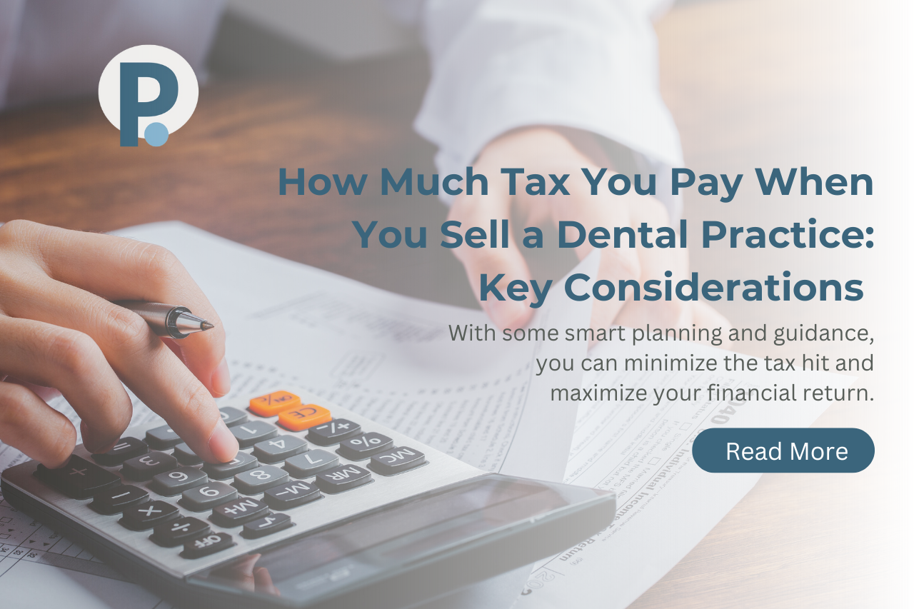 Calculating tax after dental practice sale