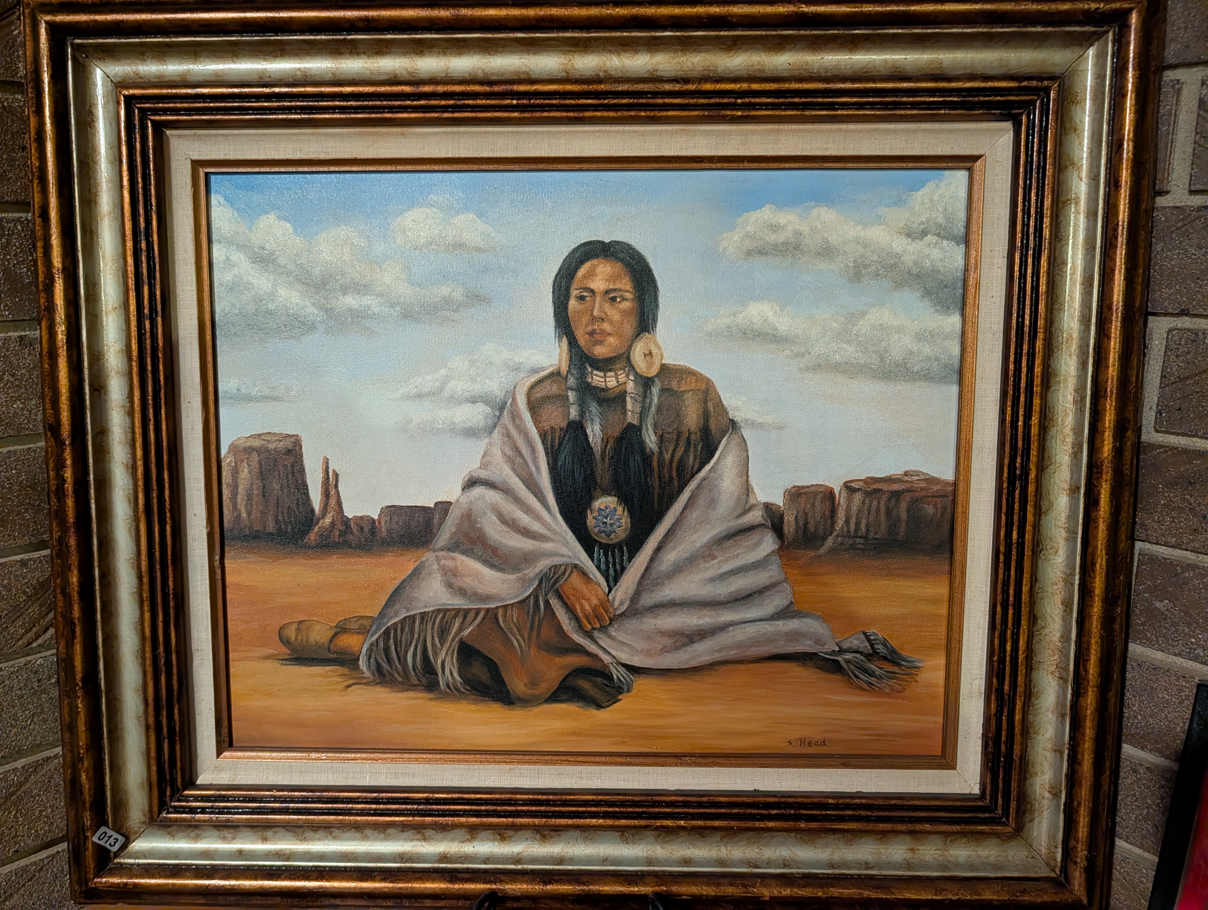 Indian Woman Sitting
