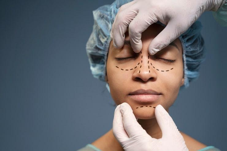 Woman getting a consultation for medical procedure
