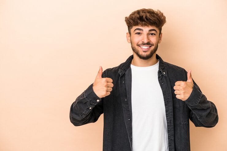 Happy man with a vasectomy
