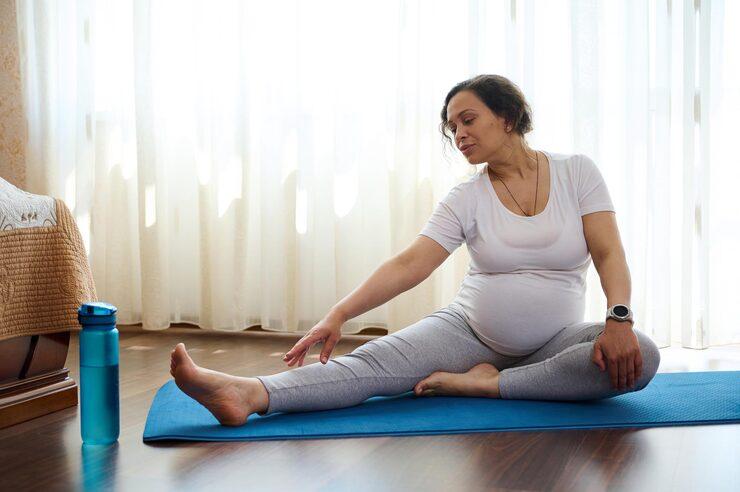 woman exercising