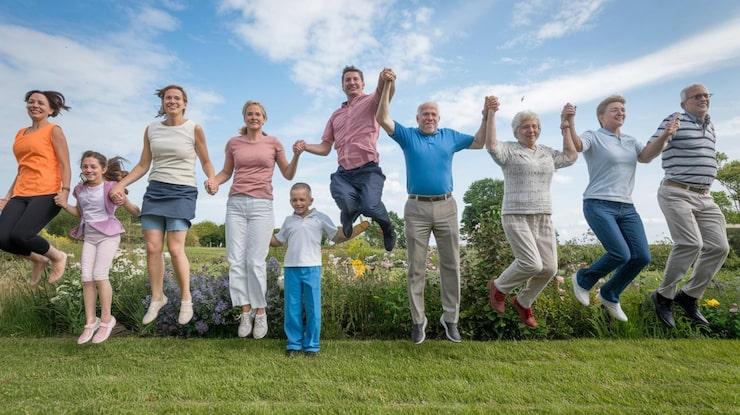 people of different age groups