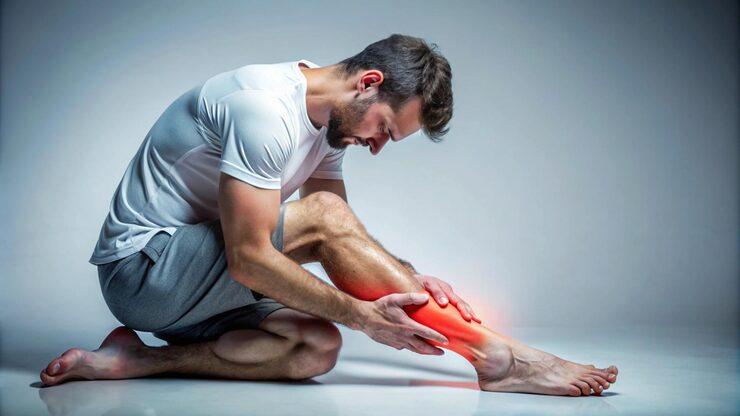 man suffering from pain due to weak bones