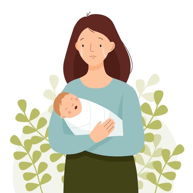 new mom struggling with emotional and mental issues
