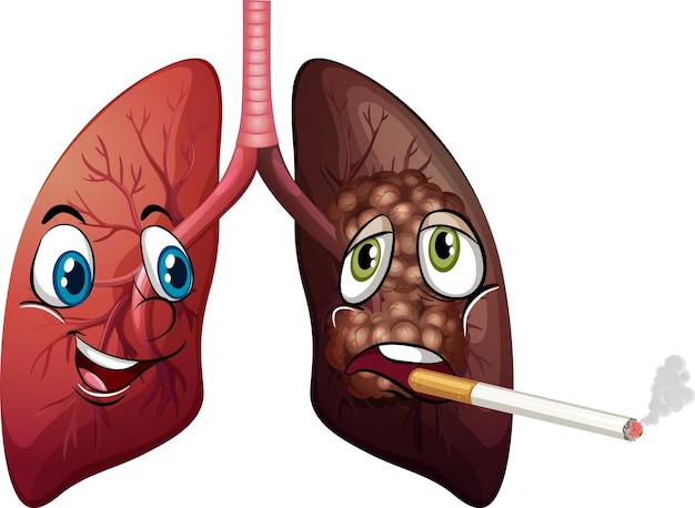 the effect of smoking on lungs
