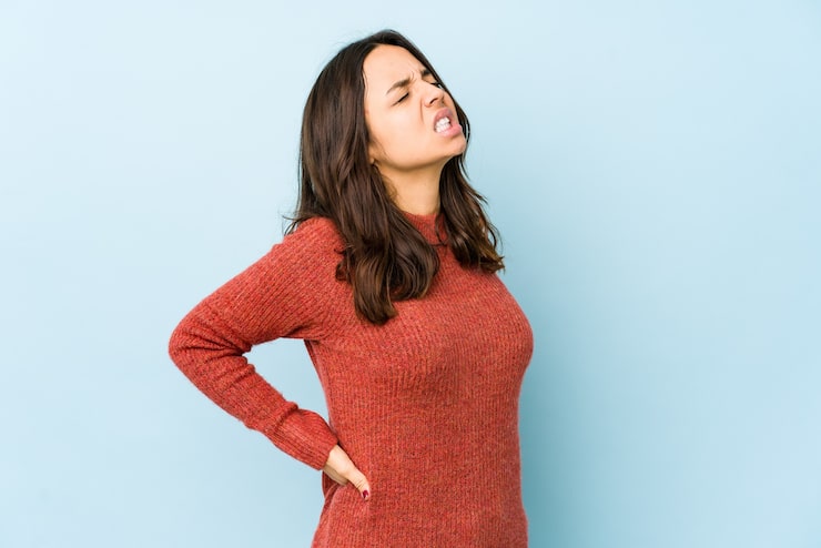 woman suffering from lower back pain