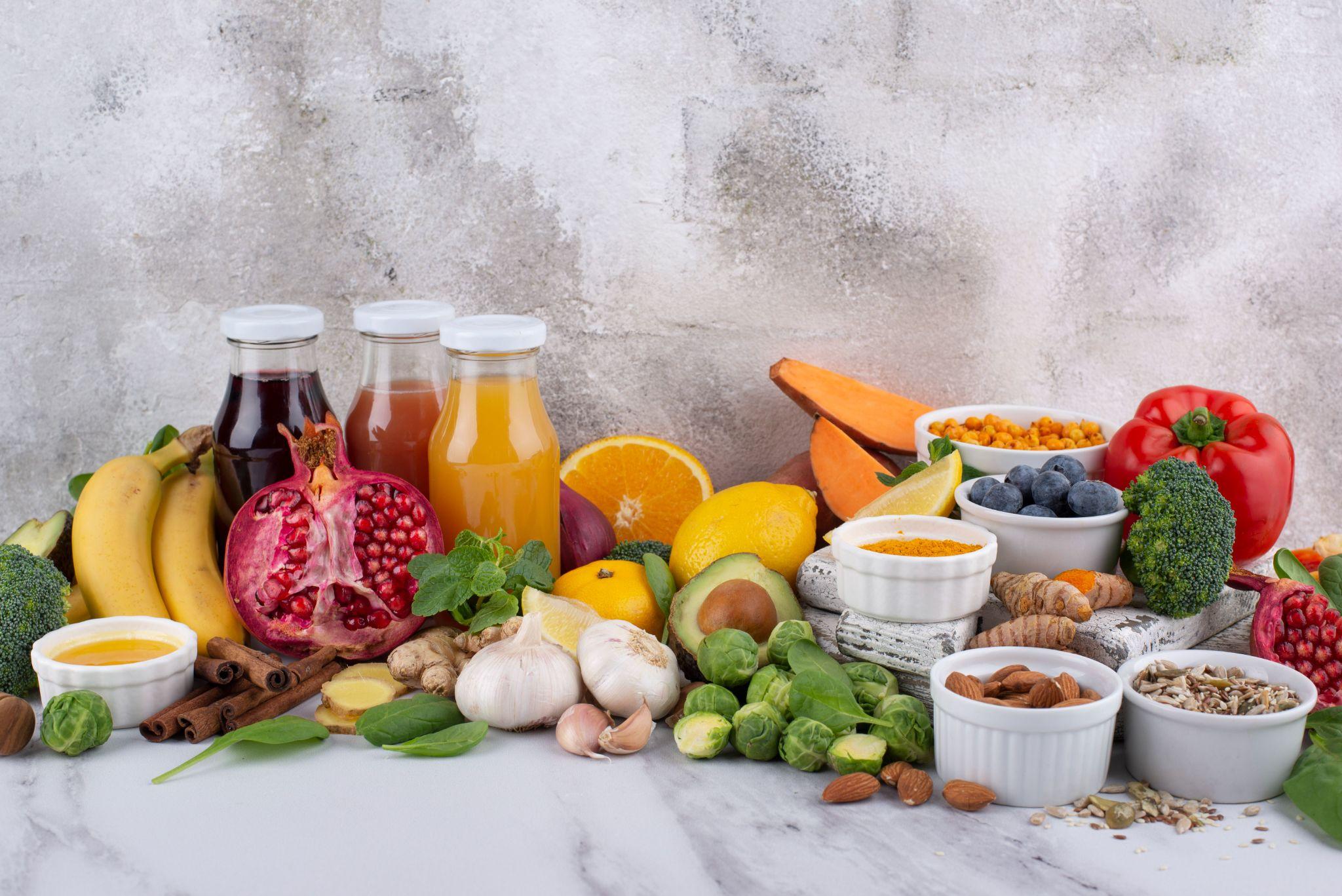 Immunity Boosting Healthy Foods.