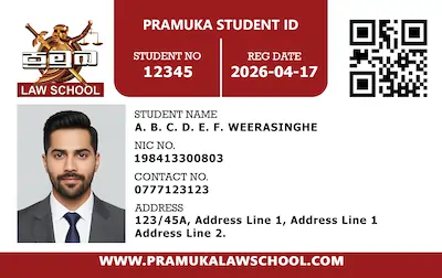 Sample Student ID