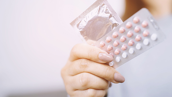 Contraception containing hormones