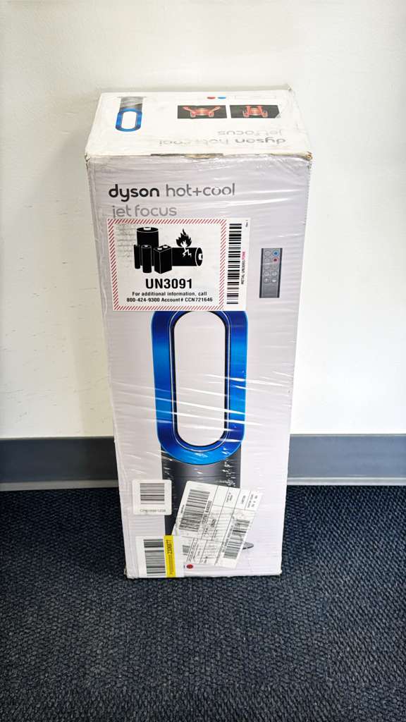 Dyson AM09 Hot & Cool Bladeless Fan & Heater / Iron/Blue