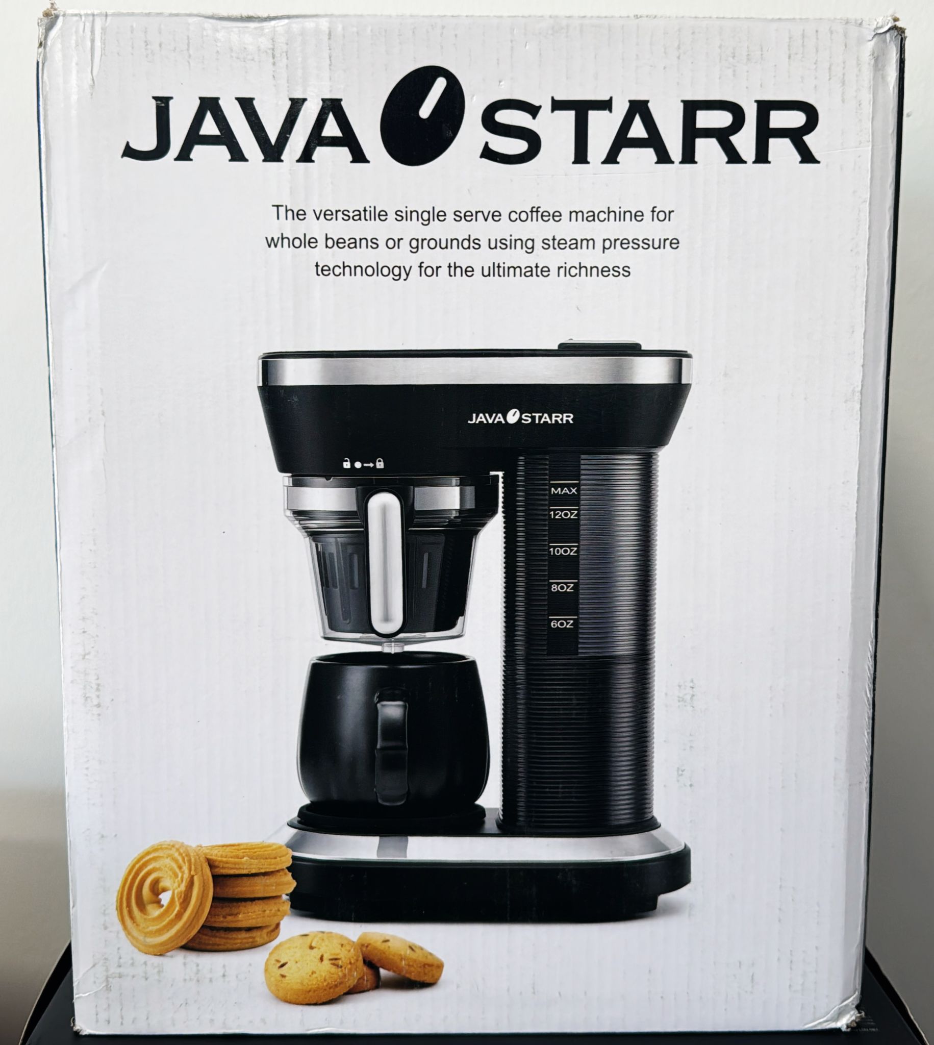 JAVASTARR Grind and Brew Coffee Maker
