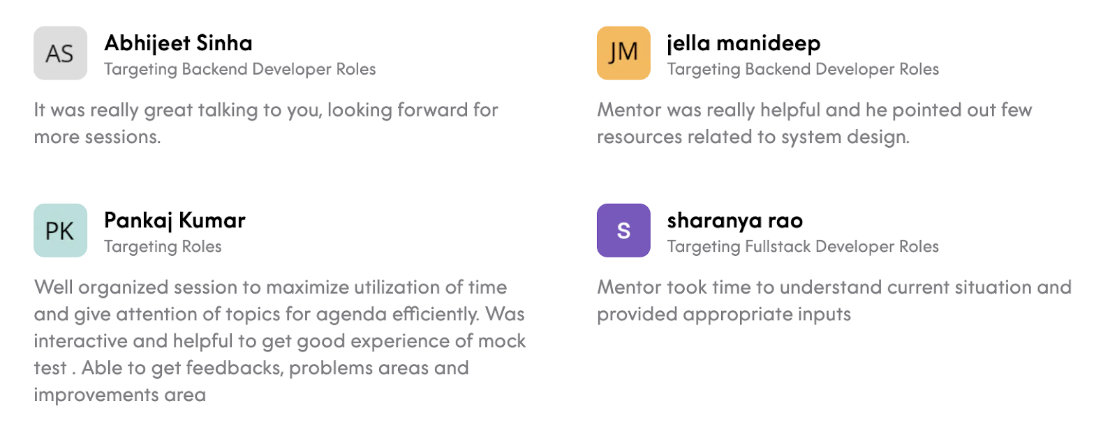 Mentee Reviews - Uzzal Majumder