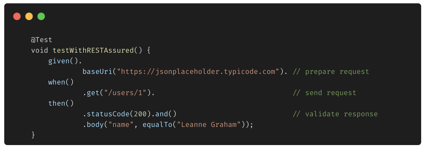API test with REST Assured