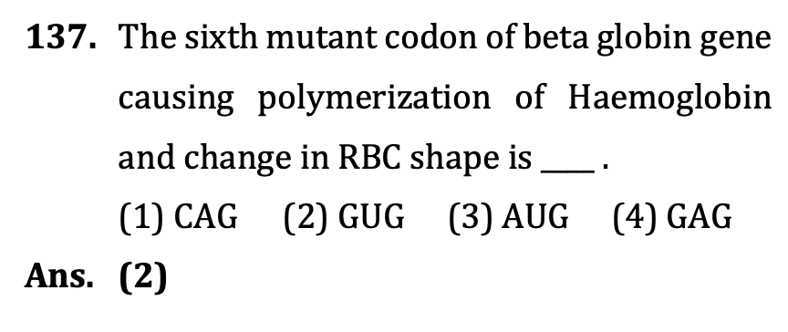 NEET 2026 question 16 (Biology)
