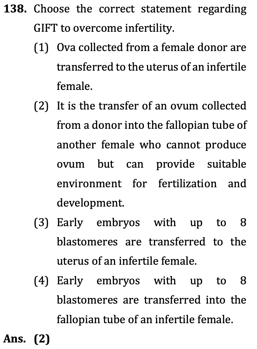 NEET 2026 question 20 (Biology)