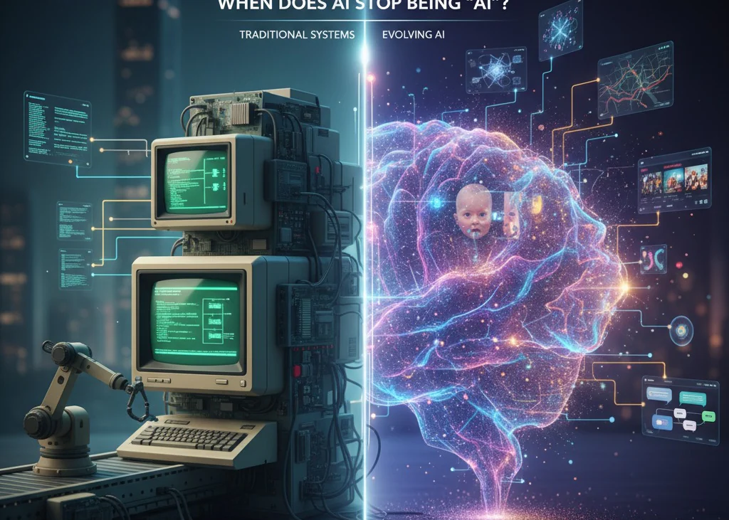 When Does AI Stop Being “AI”?