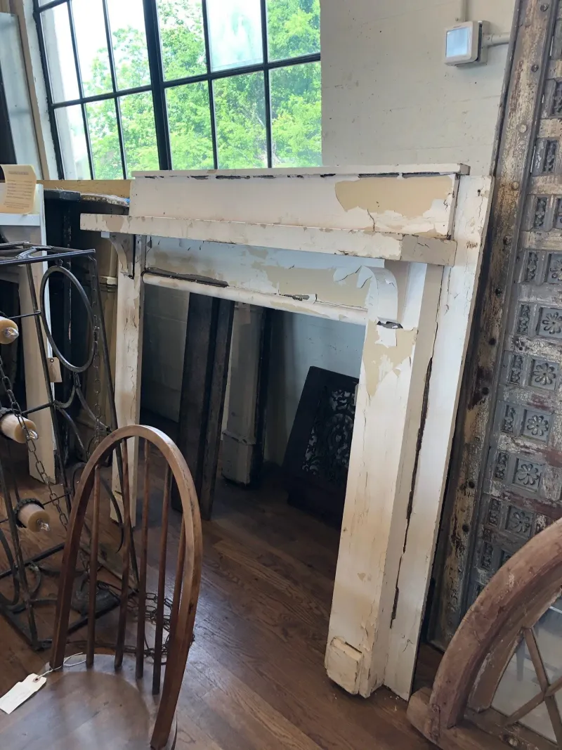 Antique White Mantle