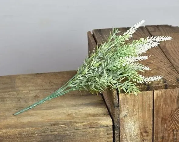 Artificial White Lavender Bush