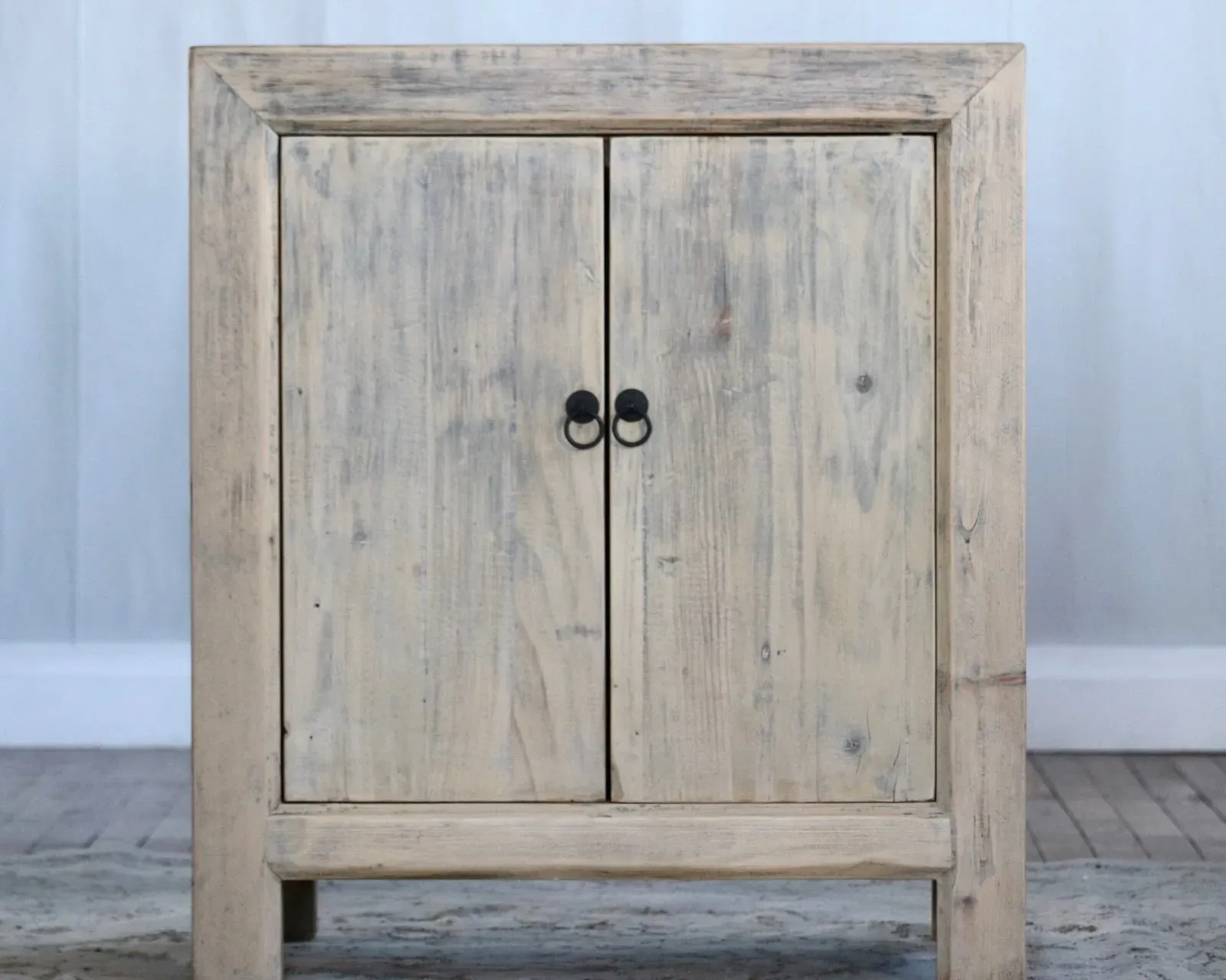 THE MORRIS GRAY WASHED 2-DOOR CABINET