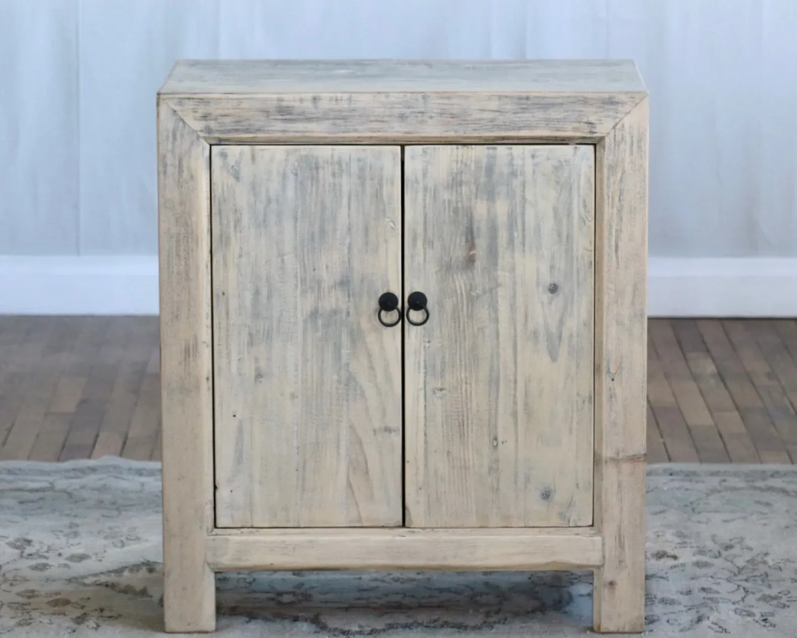 THE MORRIS GRAY WASHED 2-DOOR CABINET
