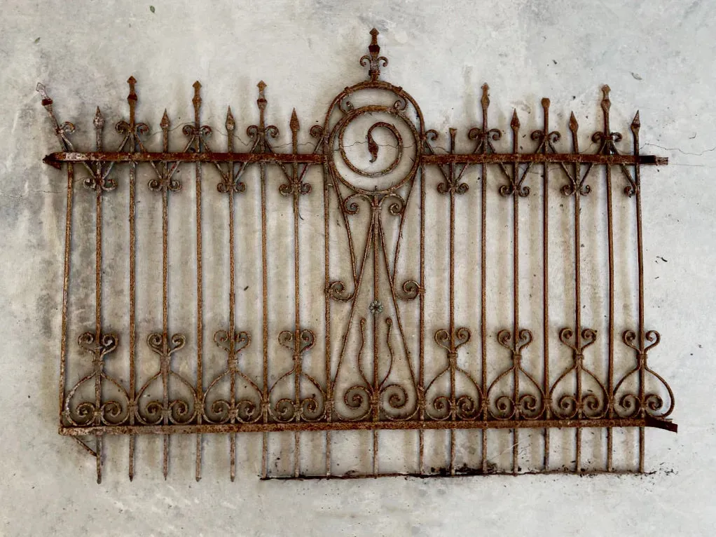 Ornamental Iron Gate Panel