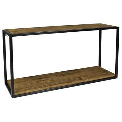 Wall Shelf w/Iron Bar