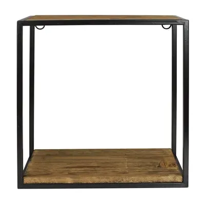 Wall Shelf w/Iron Bar