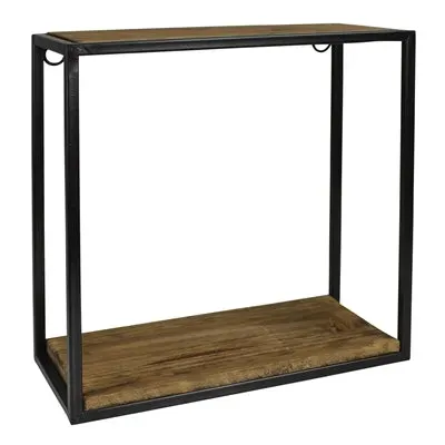 Wall Shelf w/Iron Bar