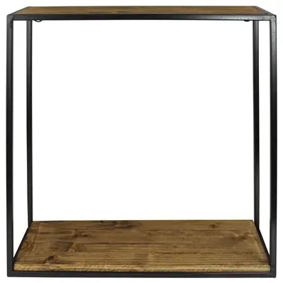 Wall Shelf w/Iron Bar