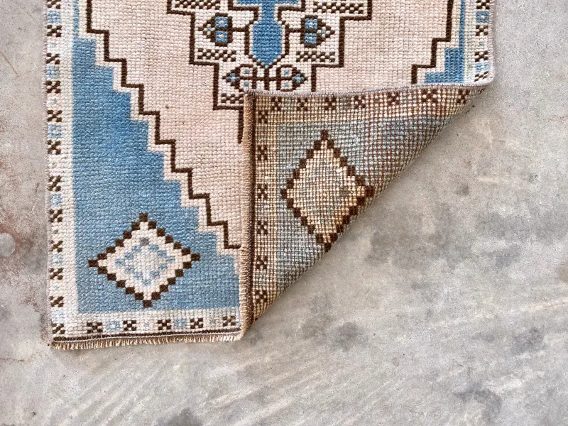 NEW - Small Vintage Turkish Rug; 2'x 3'