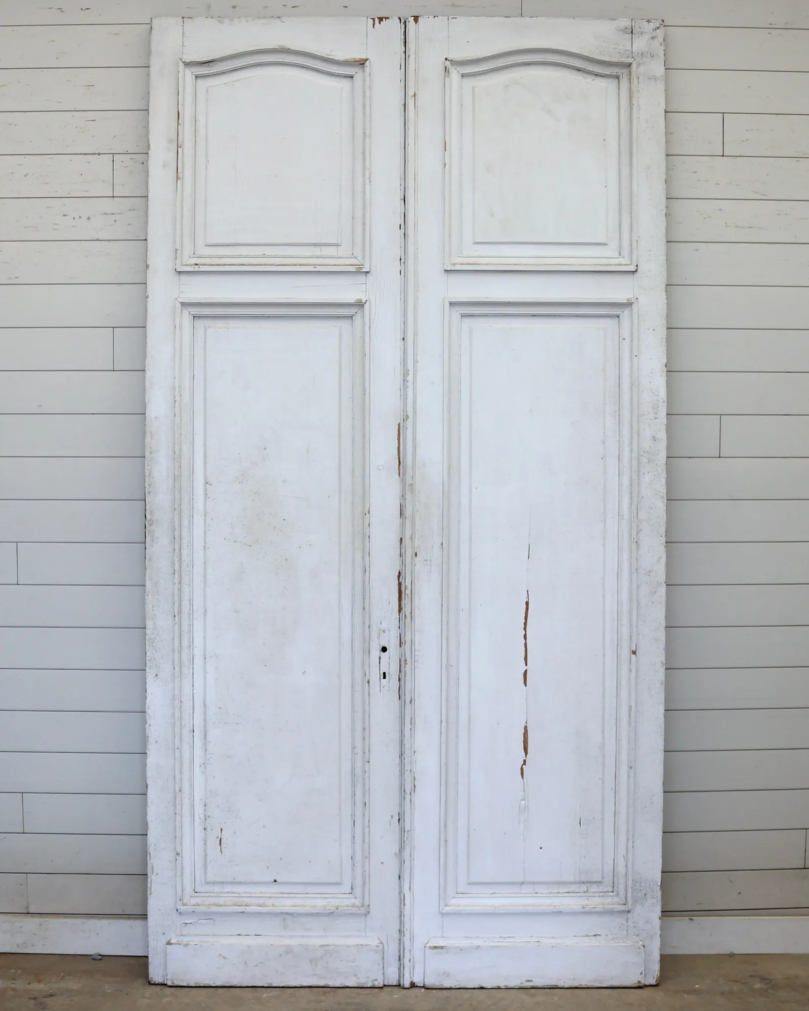 ORIGIN FRANCE: 19TH CENTURY OAK FRENCH DOOR PAIR