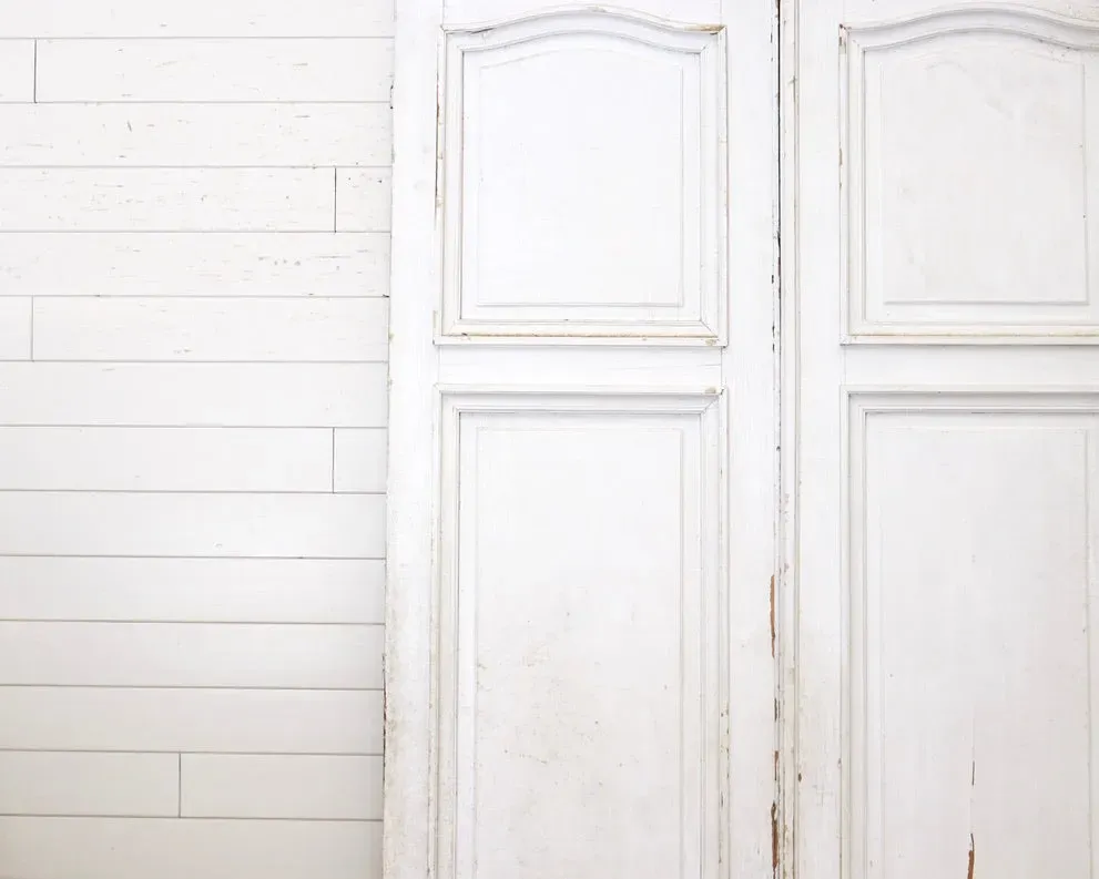 ORIGIN FRANCE: 19TH CENTURY OAK FRENCH DOOR PAIR