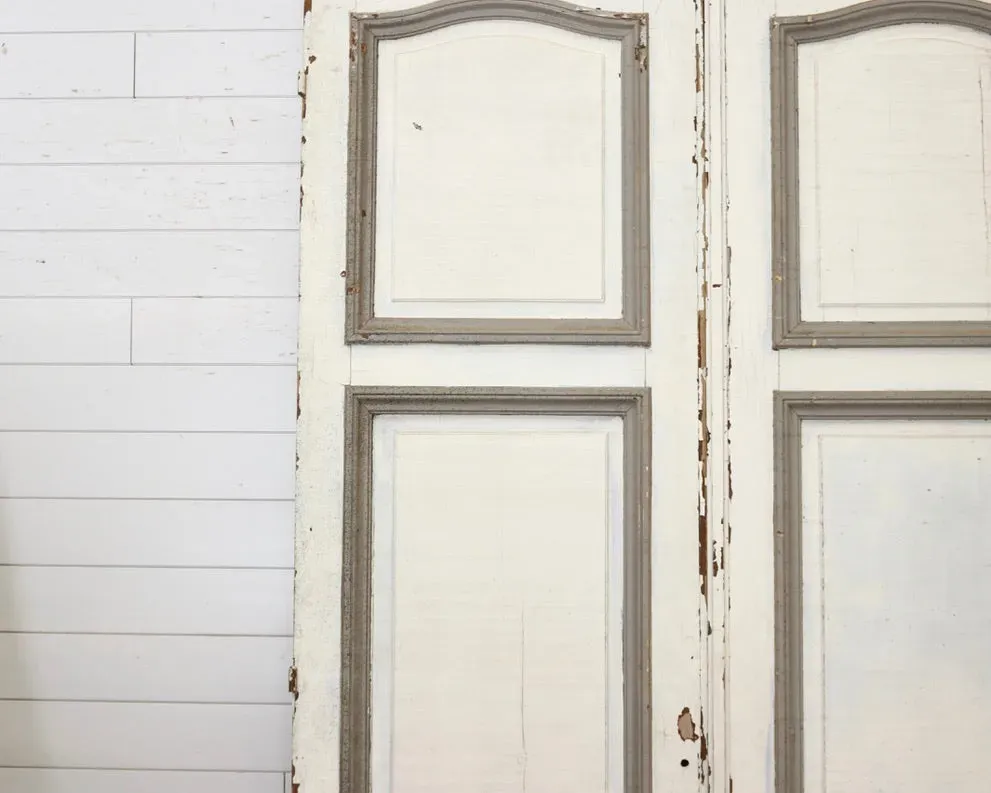 ORIGIN FRANCE: 19TH CENTURY OAK FRENCH DOOR PAIR