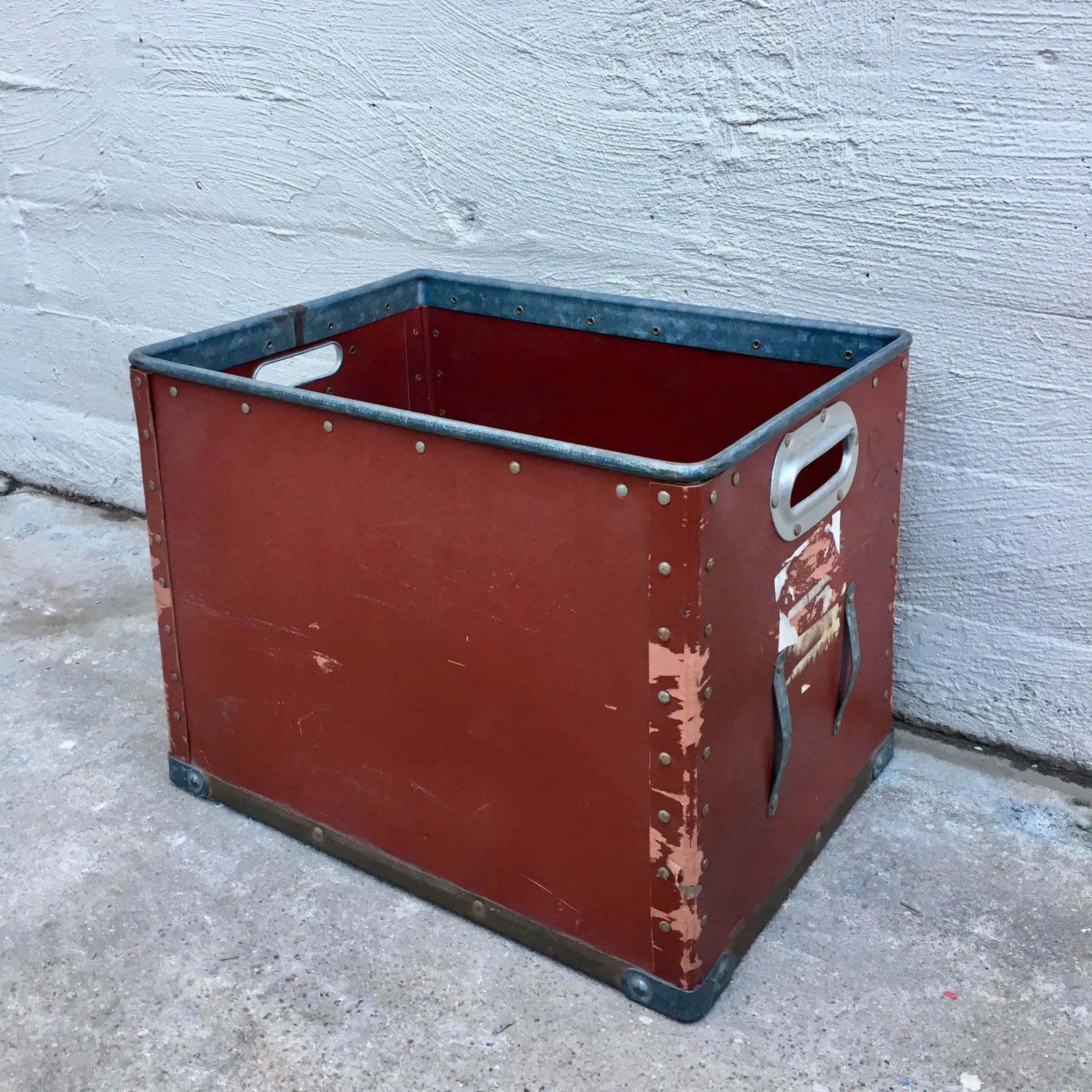 Red Textile Bins