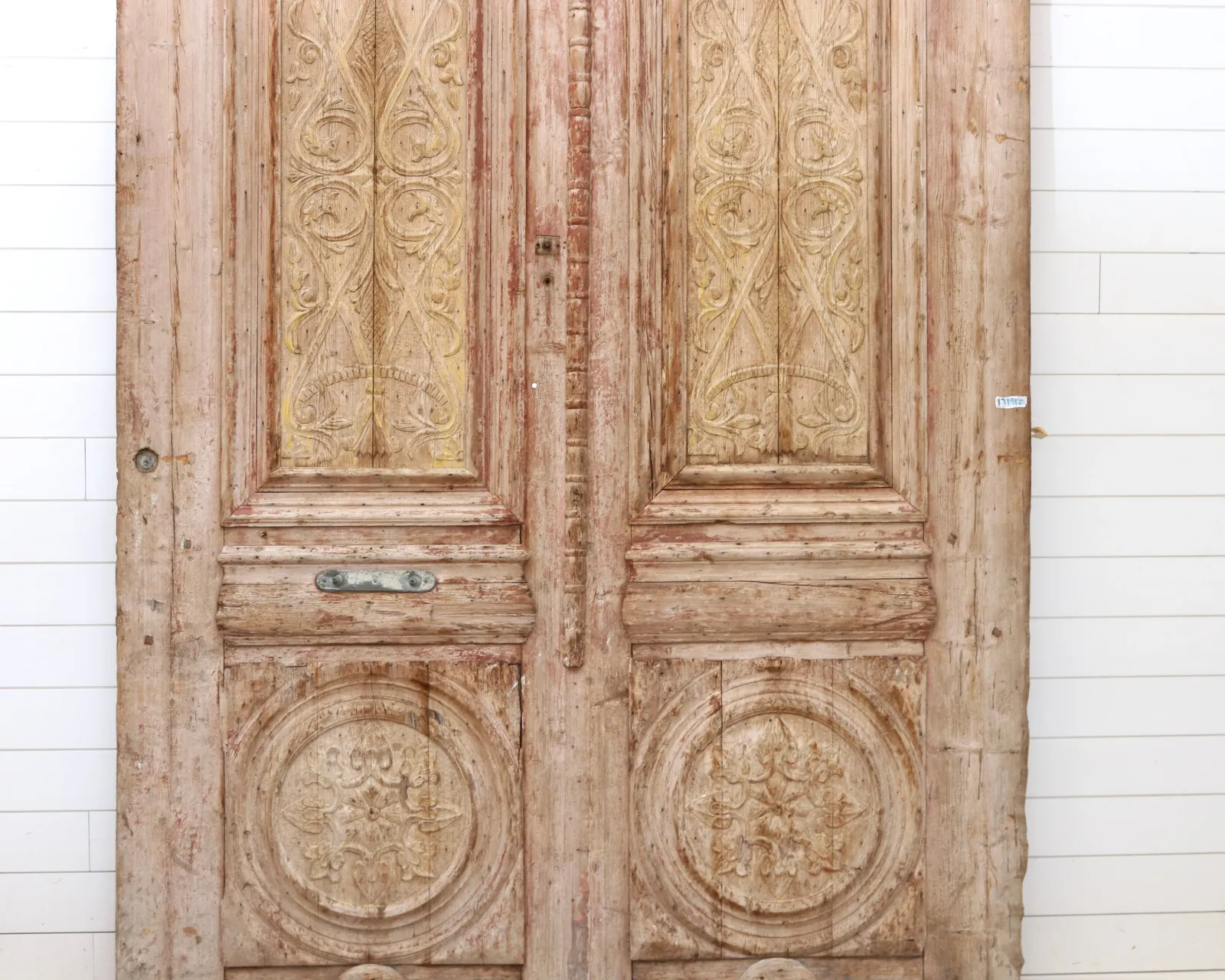 SIGNATURE 19TH CENTURY CARVED PANEL DOOR