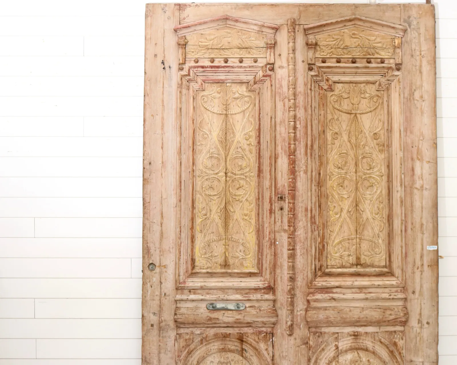 SIGNATURE 19TH CENTURY CARVED PANEL DOOR
